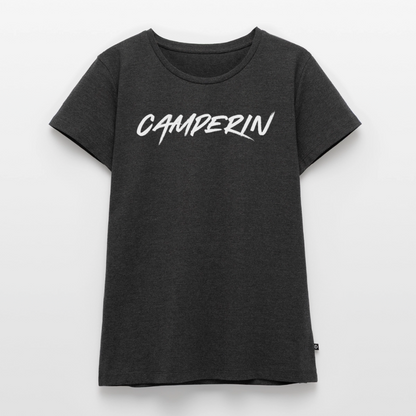 Camperin - Damen Camping T-Shirt - Anthrazit meliert