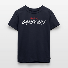 Junior Camperin - Kinder Camping T-Shirt - Navy