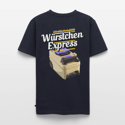 Würstchen Express - Herren Camping T-Shirt - Navy