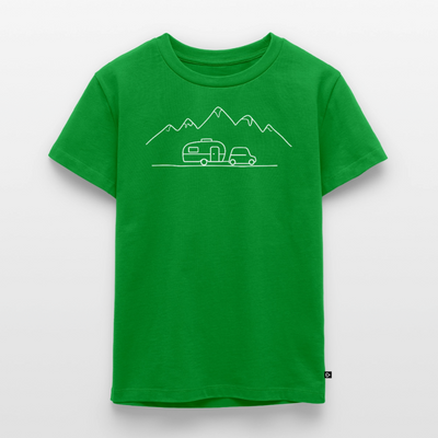 Keep it Simple - Kinder Camping T-Shirt - Grün
