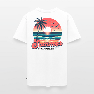 Sommer Campingzeit - Herren Camping T-Shirt - Weiß