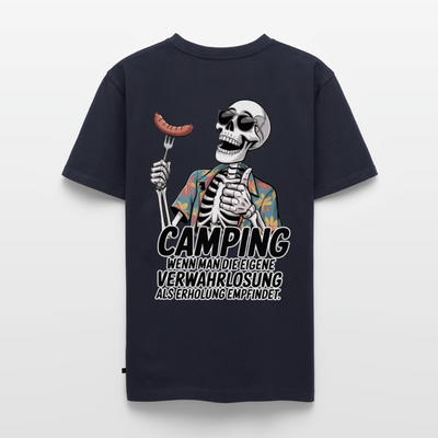 Camping Verwahrlosung - Herren Camping T-Shirt - Navy