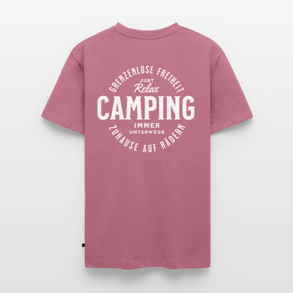 Grenzenlose Freiheit - Herren Camping T-Shirt - Mauve