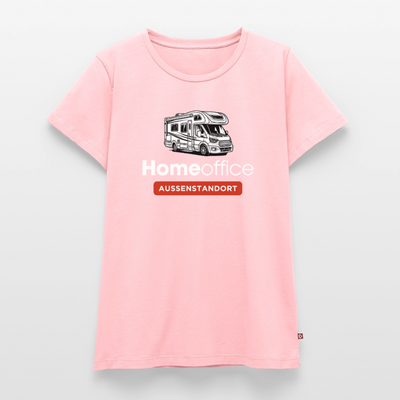Wohnmobil Homeoffice - Damen Camping T-Shirt - Rosa