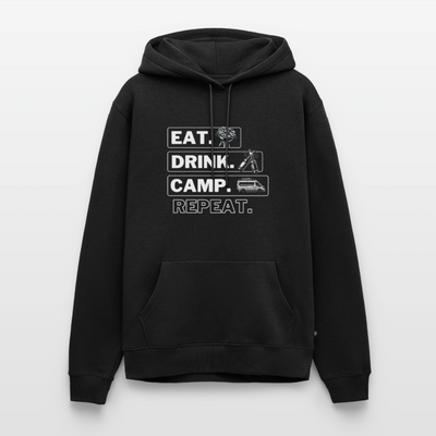 Eat Drink Camp - Herren Camping Hoodie - Vanlife - Schwarz