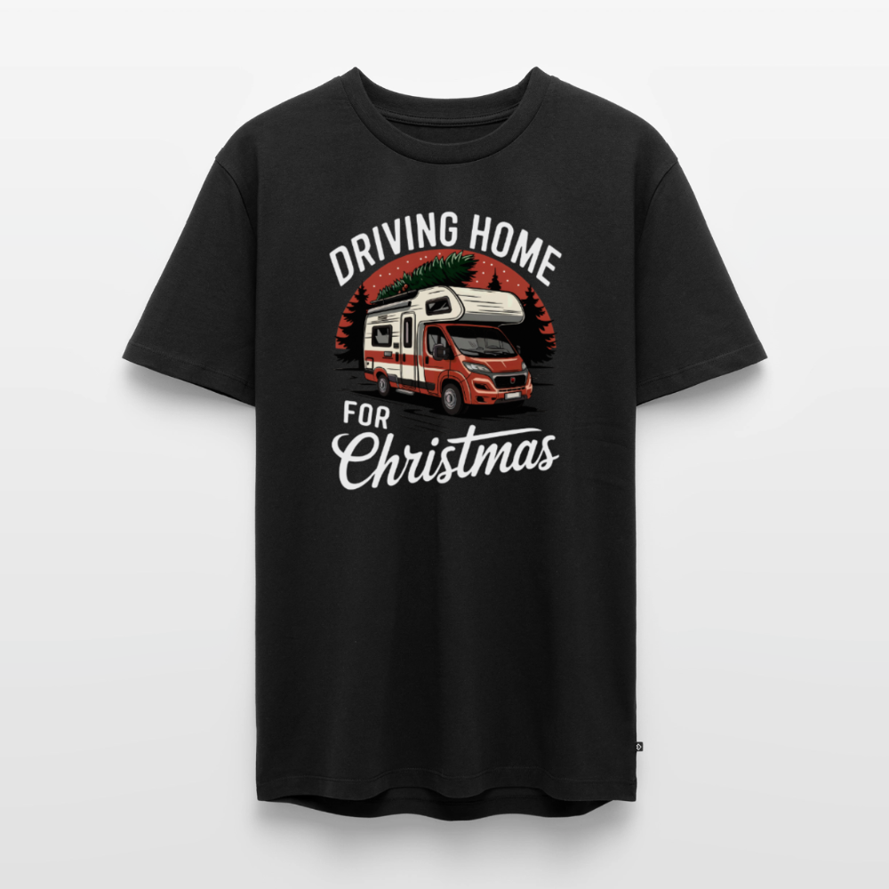 Driving Home - Herren Camping T-Shirt - Schwarz