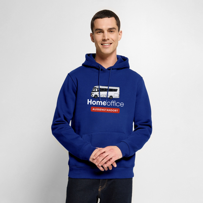 Vollintegriert Homeoffice - Herren Camping Hoodie - Royalblau
