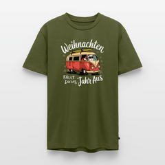 Kein Weihnachten - Herren Camping T-Shirt - Khaki