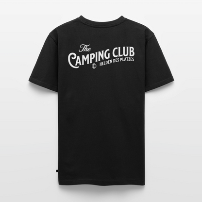 Vintage Camping Club - Herren Camping T-Shirt - Rückendruck - Schwarz