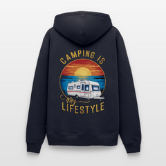 Camping my Lifestyle - Herren Camping Hoodie - Navy