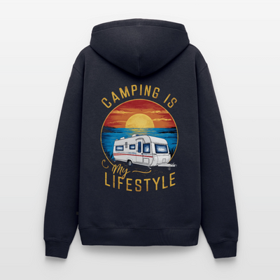 Camping my Lifestyle - Herren Camping Hoodie - Navy