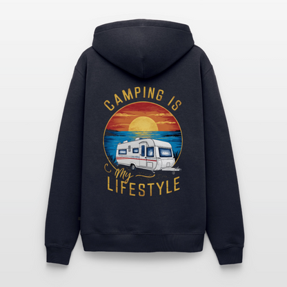 Camping my Lifestyle - Herren Camping Hoodie - Navy
