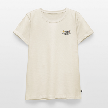 Definition von Glück - Damen Camping T-Shirt - Wohnmobil - Naturweiß