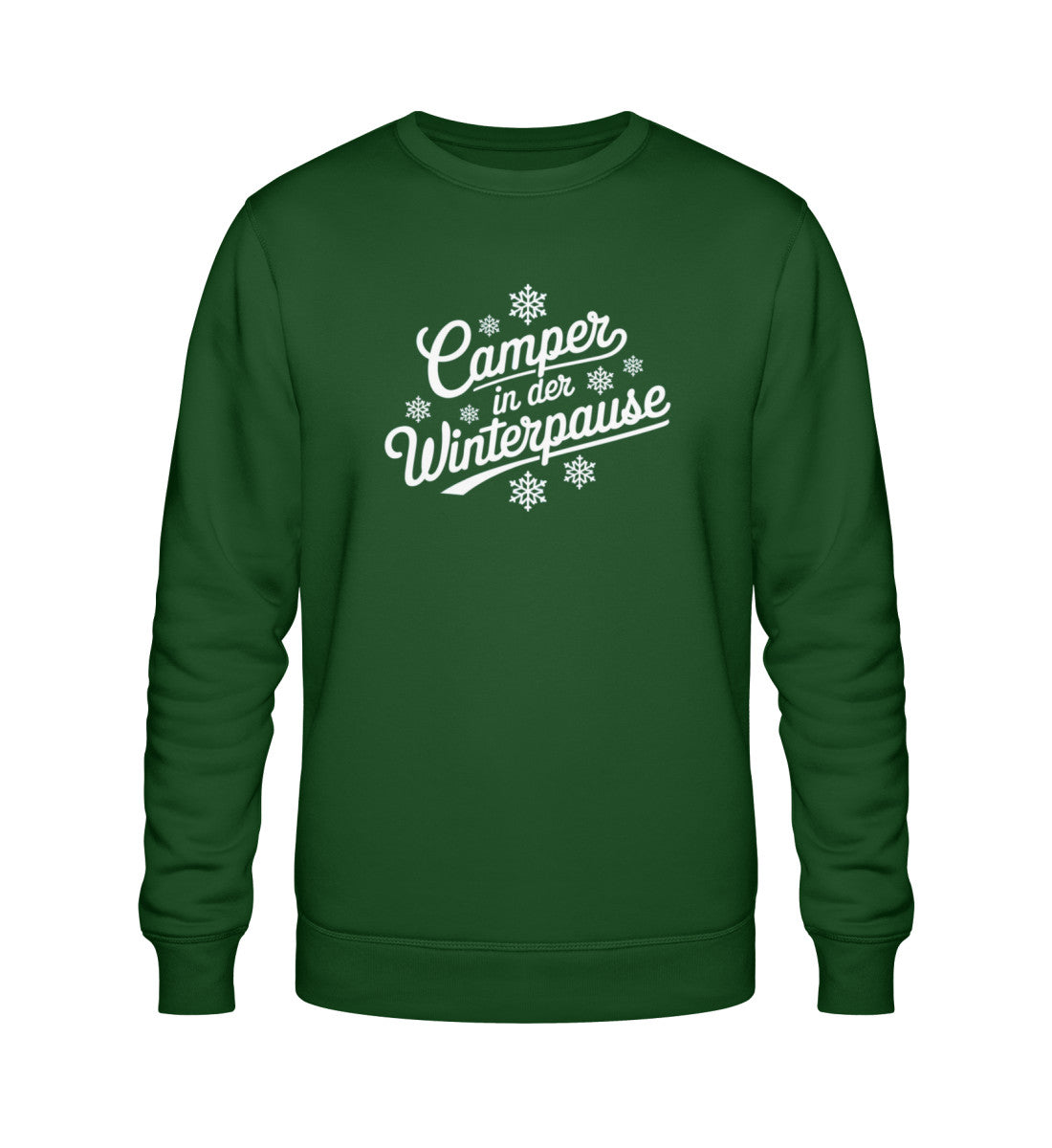 Camper im Winter - Damen Organic Sweatshirt - LazyDonkeyDesign 