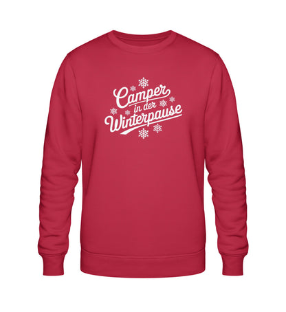 Camper im Winter - Damen Organic Sweatshirt - LazyDonkeyDesign 