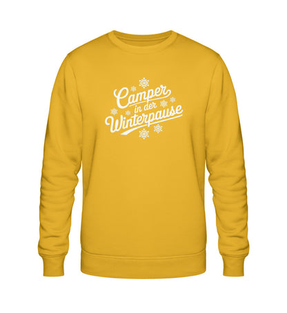 Camper im Winter - Damen Organic Sweatshirt - LazyDonkeyDesign 
