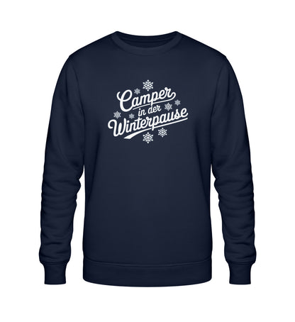 Camper im Winter - Damen Organic Sweatshirt - LazyDonkeyDesign 