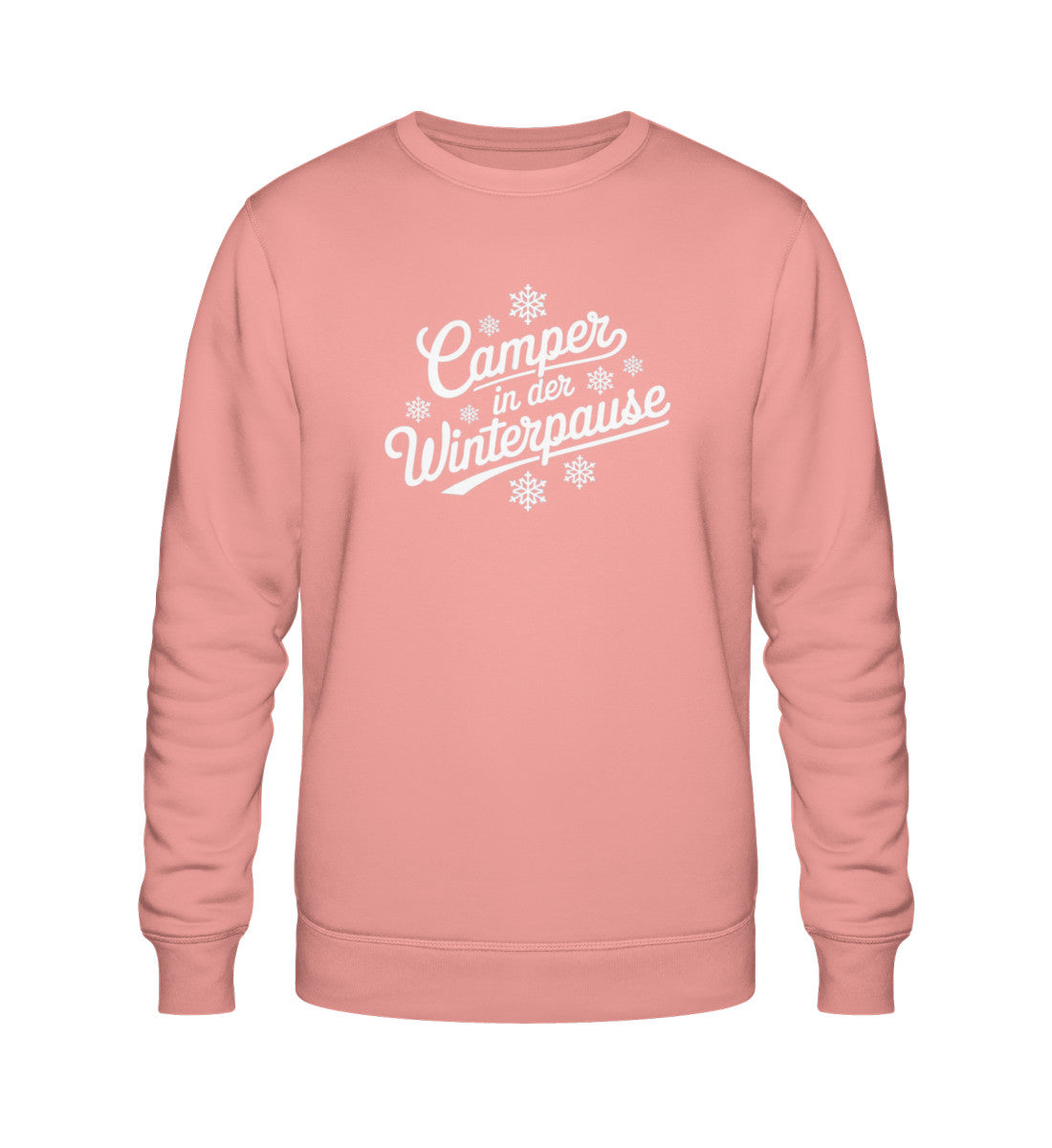 Camper im Winter - Damen Organic Sweatshirt - LazyDonkeyDesign 