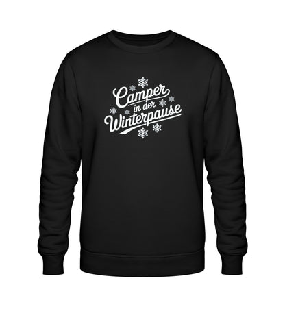 Camper im Winter - Damen Organic Sweatshirt - LazyDonkeyDesign 