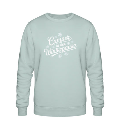 Camper im Winter - Damen Organic Sweatshirt - LazyDonkeyDesign 
