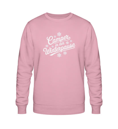Camper im Winter - Damen Organic Sweatshirt - LazyDonkeyDesign 