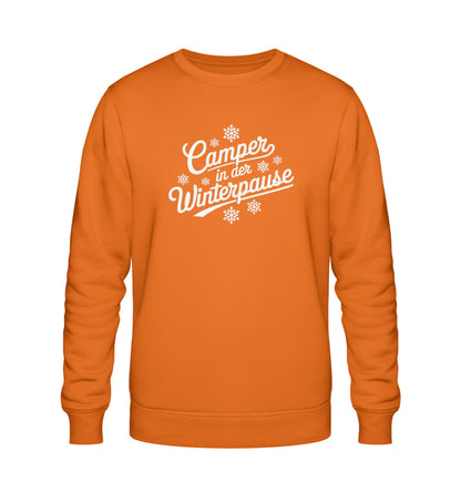 Camper im Winter - Damen Organic Sweatshirt - LazyDonkeyDesign 