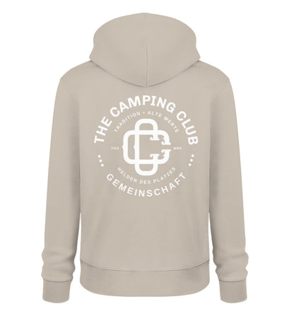 Camping Club - Herren Organic Hoodie - LazyDonkeyDesign 