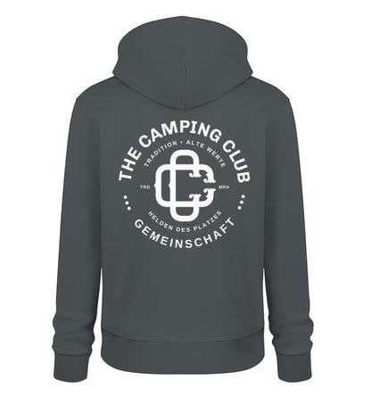 Camping Club - Herren Organic Hoodie - LazyDonkeyDesign 