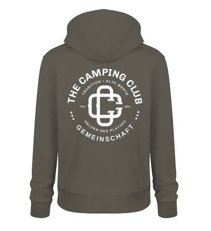 Camping Club - Herren Organic Hoodie - LazyDonkeyDesign 