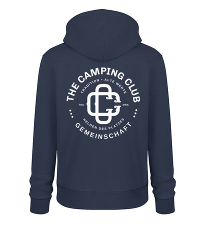 Camping Club - Herren Organic Hoodie - LazyDonkeyDesign 
