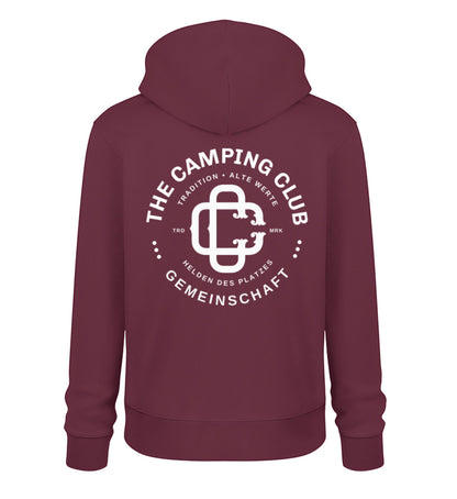 Camping Club - Herren Organic Hoodie - LazyDonkeyDesign 