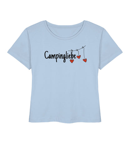 Campingliebe - Damen Organic T-Shirt - LazyDonkeyDesign 