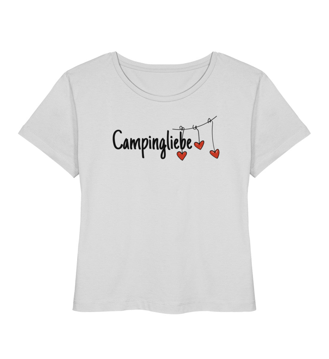 Campingliebe - Damen Organic T-Shirt - LazyDonkeyDesign 