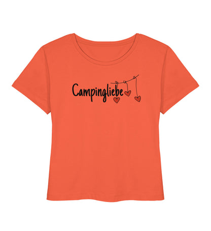 Campingliebe - Damen Organic T-Shirt - LazyDonkeyDesign 
