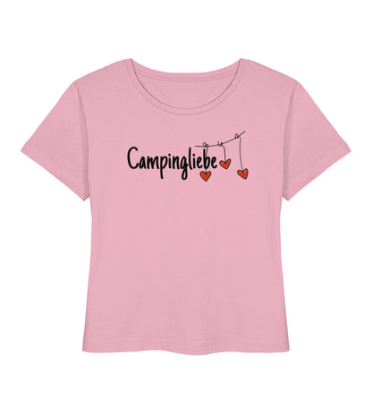 Campingliebe - Damen Organic T-Shirt - LazyDonkeyDesign 