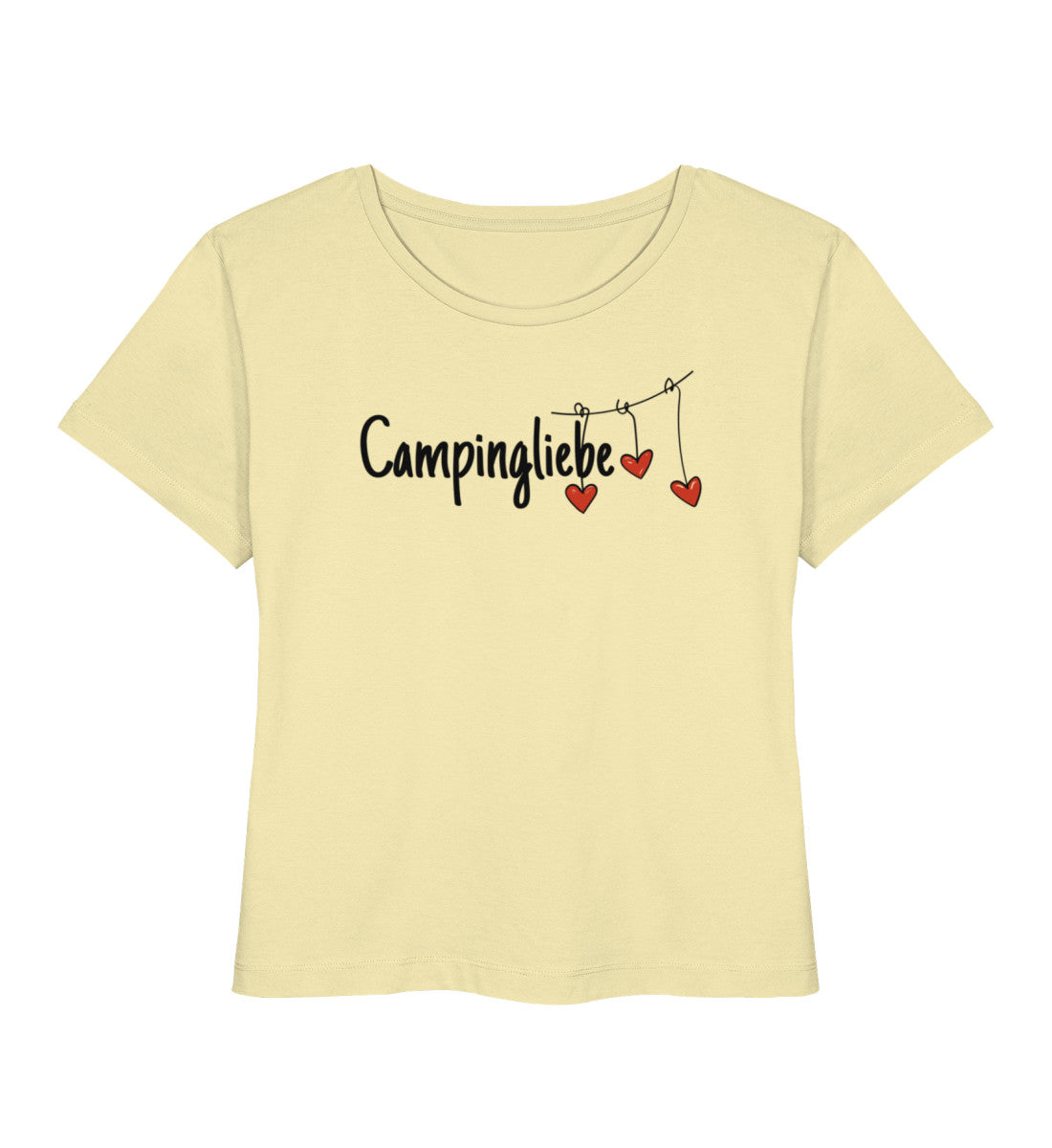 Campingliebe - Damen Organic T-Shirt - LazyDonkeyDesign 