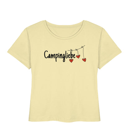 Campingliebe - Damen Organic T-Shirt - LazyDonkeyDesign 