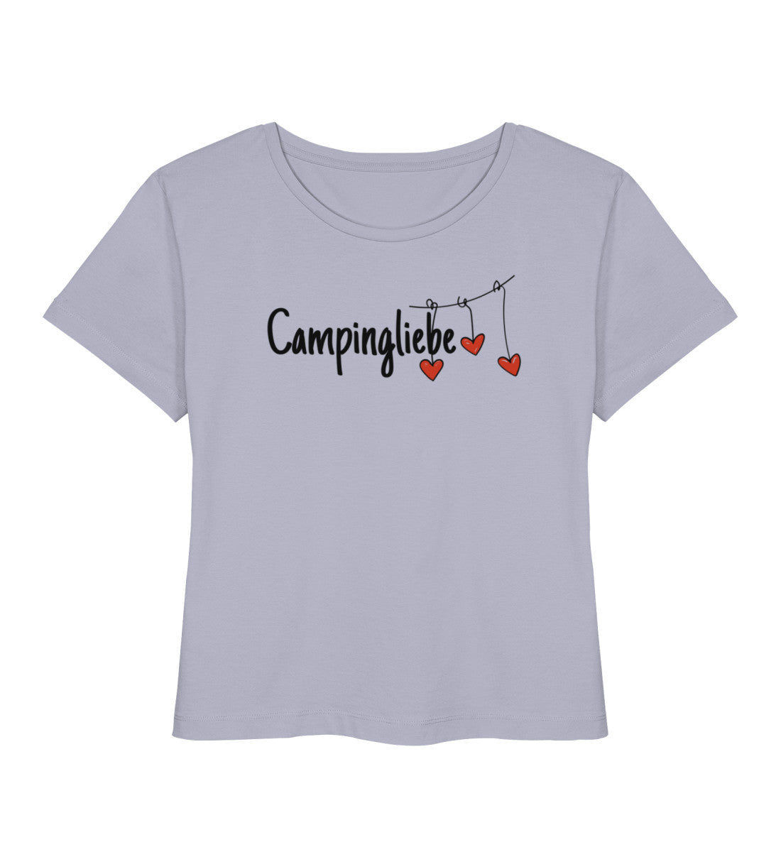 Campingliebe - Damen Organic T-Shirt - LazyDonkeyDesign 