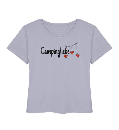 Campingliebe - Damen Organic T-Shirt - LazyDonkeyDesign 