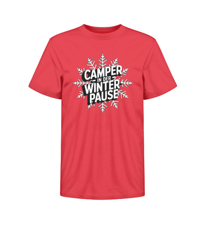Camper in Winterpause - Kinder Organic Shirt - LazyDonkeyDesign 