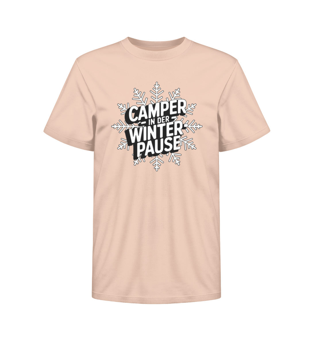 Camper in Winterpause - Kinder Organic Shirt - LazyDonkeyDesign 