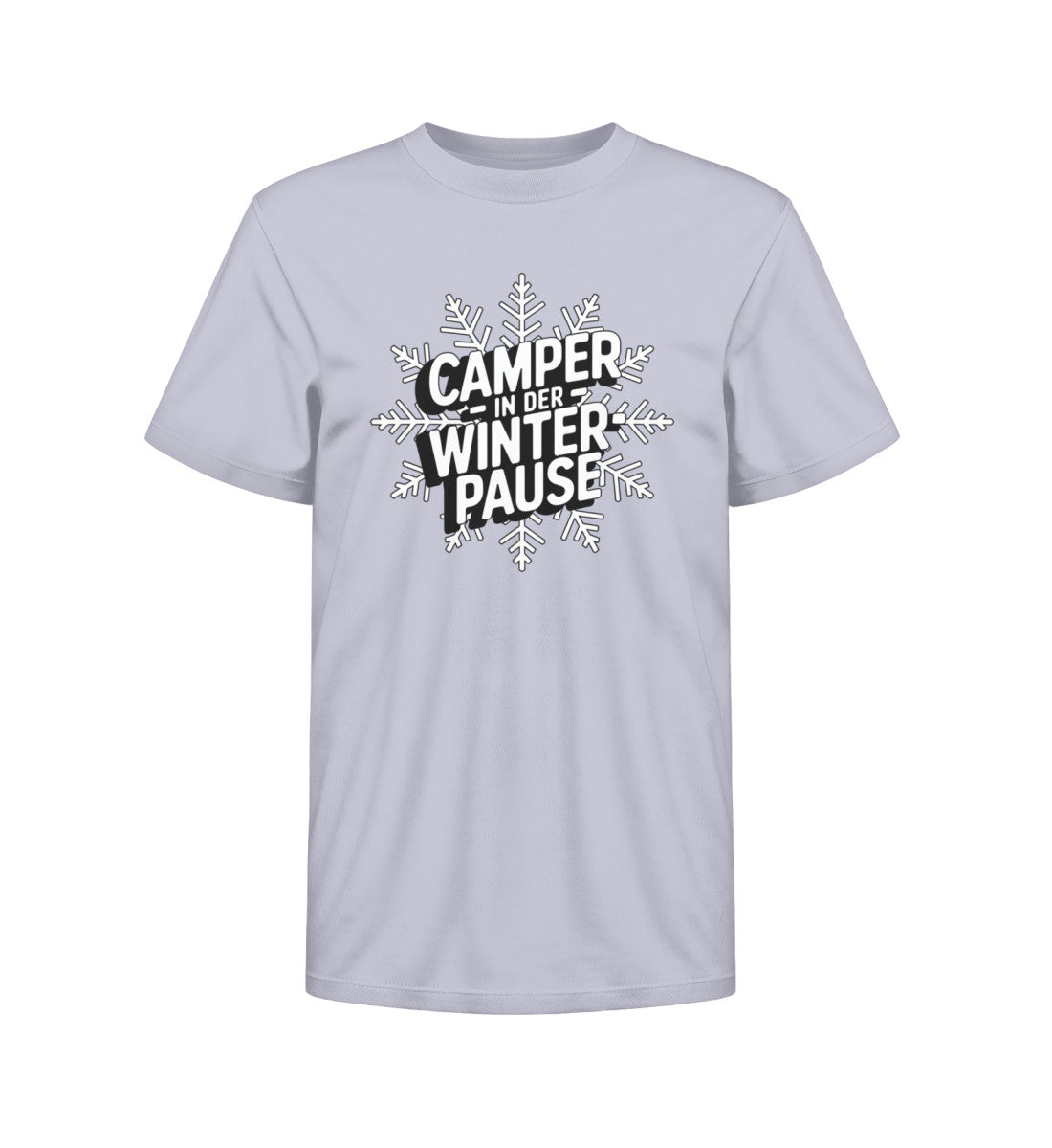 Camper in Winterpause - Kinder Organic Shirt - LazyDonkeyDesign 
