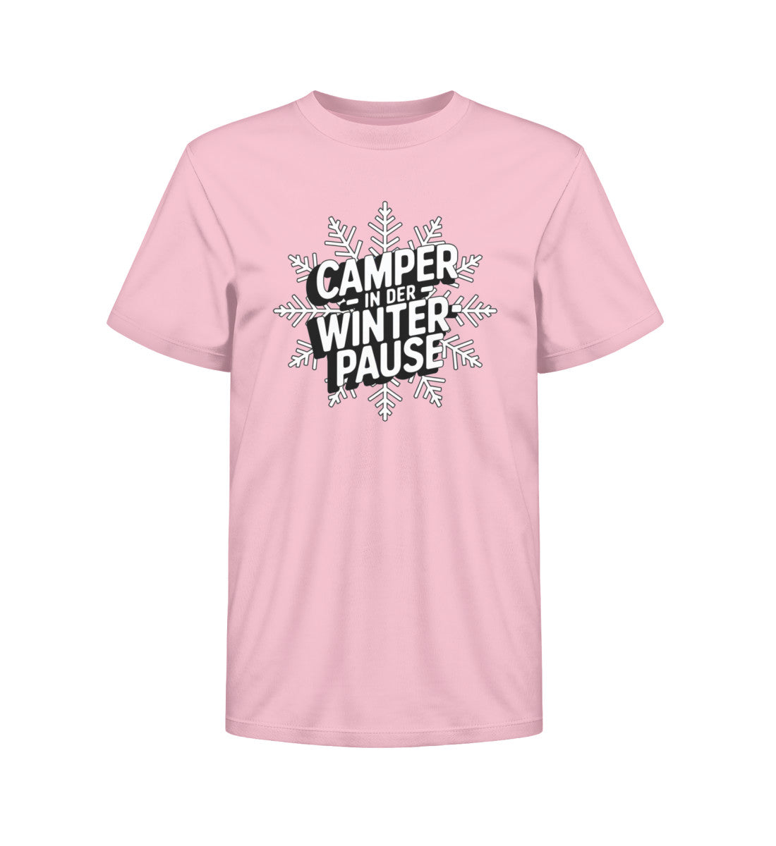 Camper in Winterpause - Kinder Organic Shirt - LazyDonkeyDesign 