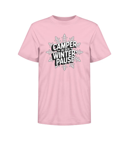 Camper in Winterpause - Kinder Organic Shirt - LazyDonkeyDesign 