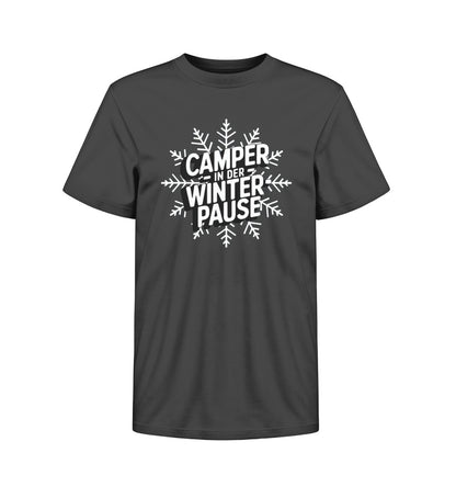 Camper in Winterpause - Kinder Organic Shirt - LazyDonkeyDesign 