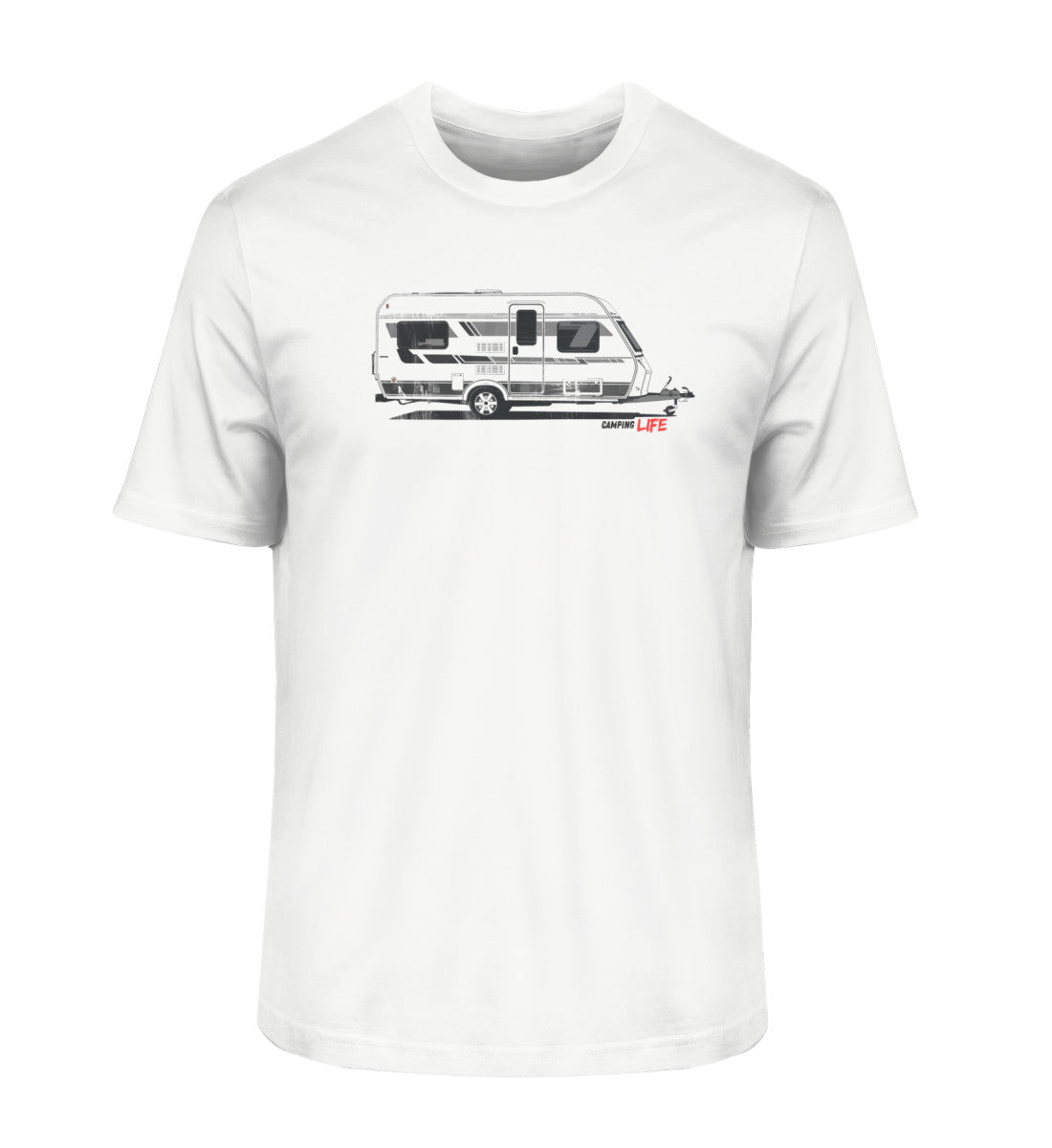 Wohnwagen Camping Life - Herren Organic Shirt - LazyDonkeyDesign 