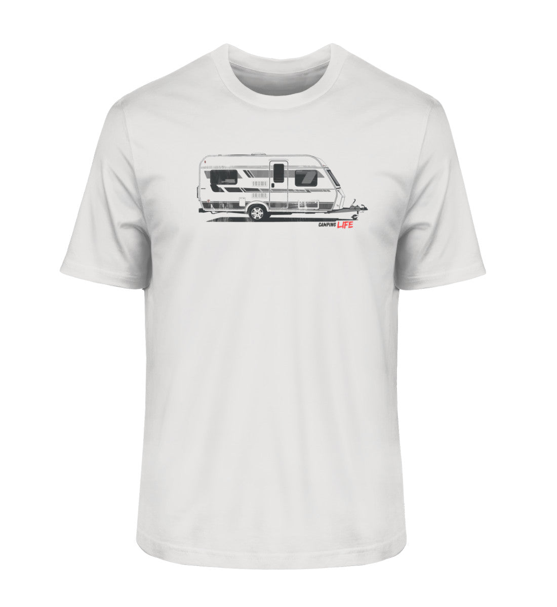 Wohnwagen Camping Life - Herren Organic Shirt - LazyDonkeyDesign 