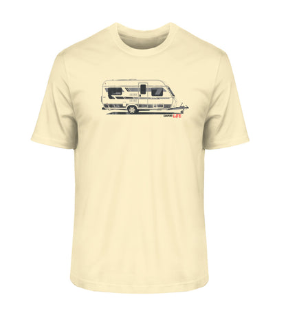Wohnwagen Camping Life - Herren Organic Shirt - LazyDonkeyDesign 