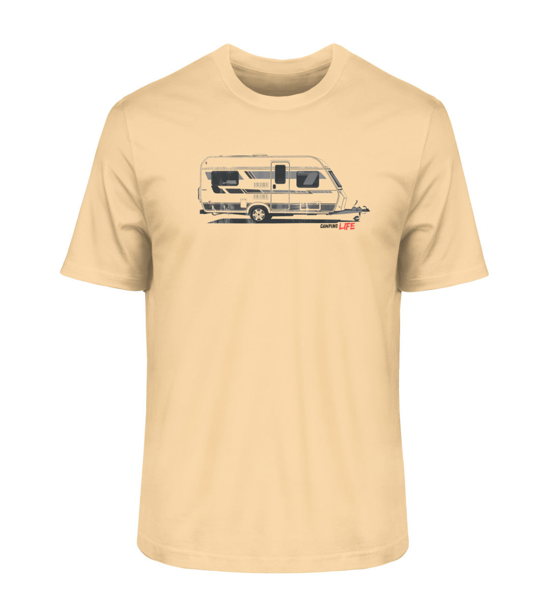 Wohnwagen Camping Life - Herren Organic Shirt - LazyDonkeyDesign 