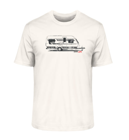 Wohnwagen Camping Life - Herren Organic Shirt - LazyDonkeyDesign 